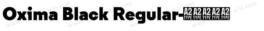 Oxima Black Regular字体转换